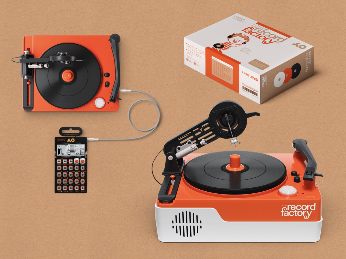 Teenage Engineering PO-80 Record Factory, un kit para grabar tus